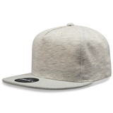 Decky 1132-CRM 5 Panel Heather Jersey Knit Caps