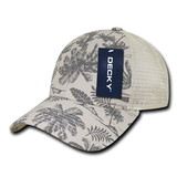 Decky 1143-STN 6 Panel Low Profile Structured Cotton Trucker Hat ,  Black