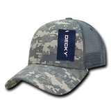 Decky 218 6 Panel Low Profile Structured Camo Trucker Hat