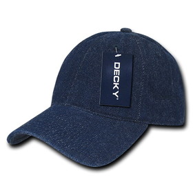 Decky 235 6 Panel Low Profile Relaxed Denim Cap