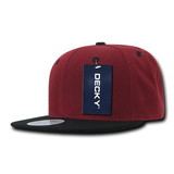 Decky 351 6 Panel High Profile Structured Two Tone Snapback Hat