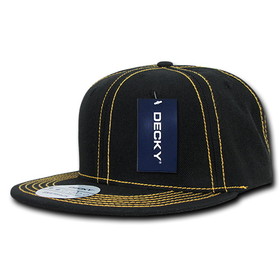 Custom Decky 358 6 Panel High Profile Structured Contra-Stitch Snapback Hat