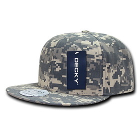 Custom Decky 360 6 Panel High Profile Structured Ripstop Snapback Hat
