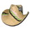 Decky 521-NATURAL Hillary Yellow Straw Cowboy Hat