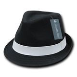 Lunada Bay 553 Basic Poly Woven Fedora Hat