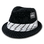 Decky 556 Pinstriped Fedora Hat