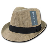 Lunada Bay 559 Jute Fedora Hat