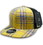 Decky 6016 6 Panel High Profile Structured Plaid Trucker Hat