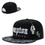 WHANG W81-BLKBLK Compton University Snapback Hat , Black 2