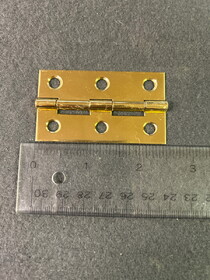 D. Lawless Hardware 2-1/2"x1-7/16" Solid Brass narrow hinge
