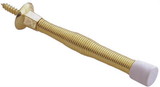 Wessel 2-Pak Bright Brass Flexible Spring Door Stop 850630-55460-7