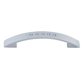 D. Lawless Hardware (20-Pack)  3-3/4"C-C Euro-Tech Band Pull - Brushed Nickel