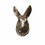 D. Lawless Hardware 1-3/4" Hare Head Knob Solid Pewter