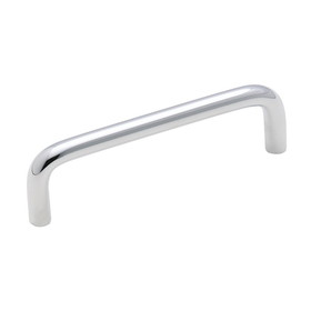 Amerock 3-3/4" Solid Brass Wire Pull Bright Chrome