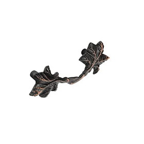 D. Lawless Hardware 3" Vineyard Leaf Pull Bronze w/ Copper Highlights