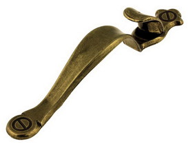 D. Lawless Hardware (25 Pack) 3" Vintage Vertical Pull With Thumb Rest Antique English