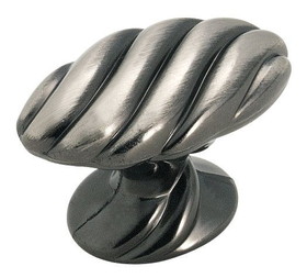 Amerock 1-1/2" Expressions Oval Knob Pewter