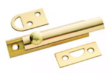 Amerock Flush Surface Bolt Lock - Amerock - Bright Solid Brass - 6