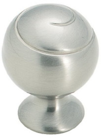 Amerock 1-1/8" Spiral Ball Knob Satin Nickel