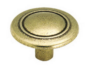 Amerock 1-1/4" Ring Knob Antique Brass