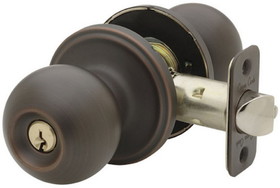 Copper Creek Hardware Keyed Entry Knob Set - Ball Style - Tuscan Bronze - E Series - BK2040