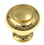 D. Lawless Hardware BP53011-3 (25-Pack) 1-1/4" Ring Knob Polished Brass