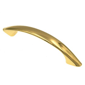 D. Lawless Hardware BP69154 3" Arch Pull Polished Brass