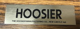 D. Lawless Hardware Hoosier Manufacturing Co. Label - Black & Brass Nameplate