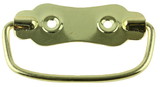 D. Lawless Hardware Chest Handle - Brass Plated - 2 3/8