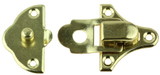 D. Lawless Hardware Small Snap Catch - Brass Plated - 1 1/2
