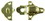 D. Lawless Hardware Small  Snap Catch - Brass Plated - 1 1/2" (1175)