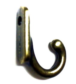 D. Lawless Hardware Jewelry Box Hook or Key Hanger with Screw Antique Brass