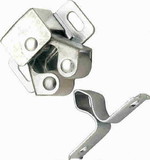 D. Lawless Hardware Double Roller Catch with Strike - Zinc Plated C24-C625ZP