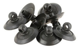 Continental Brass Bag of 8 Antique Pewter Backplates for Bail Pulls - HRT-P1501-0457-PLATE