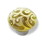 Liberty Hardware 1-3/8" Glass Scroll Knob Butter Yellow