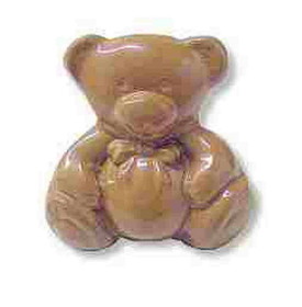 Liberty Hardware 1-1/8" Small Brown Teddy Bear Knob
