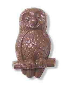 Liberty 1-7/8" Owl Knob Brown