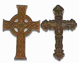 D. Lawless Hardware Set of Cast Iron Crosses 2-PC - 10-1/4" Tall  CIA0338251W