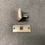 D. Lawless Hardware 1" Square Knob with Backplate Old Iron