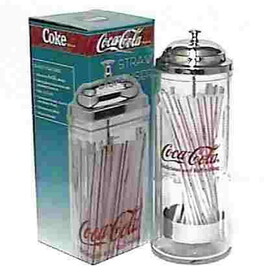 Coca Cola Coca Cola 11-1/4" Straw Dispenser COK8791
