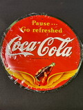 D. Lawless Hardware Coca Cola Advertising Tin - Round - 