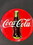 D. Lawless Hardware Round Red Coca-Cola Tin Sign