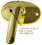 Gainsborough Gainsborough Metaline Bright Brass Passage Hall & Closet Door Knob Set 605RGLBT
