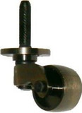 D. Lawless Hardware Cast Brass Platform Caster with Antiqued Finish