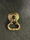 D. Lawless Hardware Colonial Single Post Pull Antique Brass