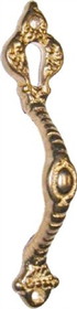 D. Lawless Hardware Victorian Vertical Keyhole Finger Pull Brass