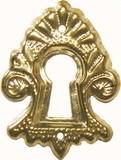 D. Lawless Hardware Victorian Style Stamped Brass Keyhole Cover