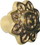 D. Lawless Hardware 11/16" Victorian Style Knob Cast Brass