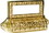 D. Lawless Hardware 3-5/8" Victorian Style Bin Pull with Cardholder Cast Brass