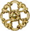 D. Lawless Hardware 1-3/8" Victorian Style Knob Cast Brass